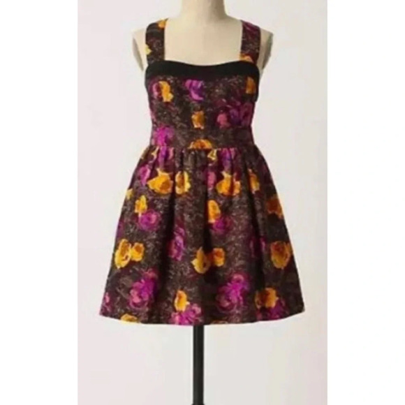 Twinkle by Wenlan Dresses & Skirts - ANTHROPOLOGIE Twinkle by Wenlan Silken Trellis Floral Dress, Size 10, NWOT